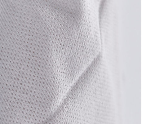 50g สีขาว 100% Viscose Spunlace นอนวูฟเวนตาข่ายผ้าฝ้ายทิชชู่, ผ้าขนหนูเช็ดหน้า, ผ้าเช็ดทำความสะอาดเปียก