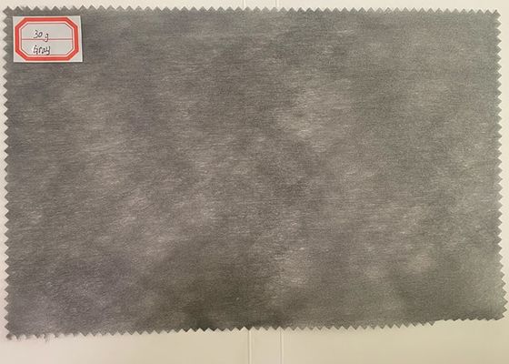 40g โพลีเอสเตอร์ Spunlaced ไม่ทอผ้า GRS สีเทาสำหรับพื้นผิวหนังเทียม