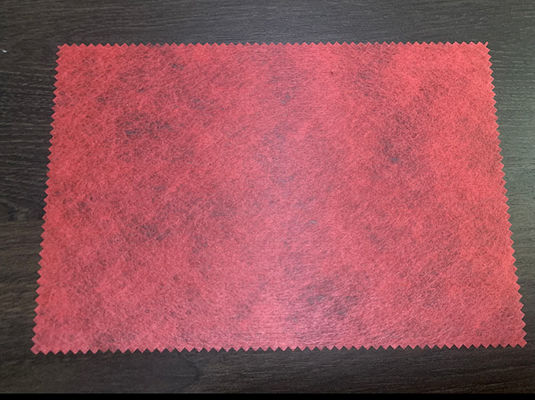 40g โพลีเอสเตอร์ Spunlaced ไม่ทอผ้า GRS สีเทาสำหรับพื้นผิวหนังเทียม